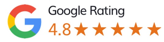 Google 4.8 Star Rating